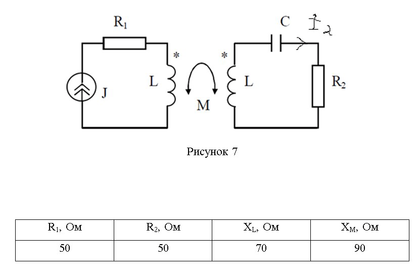 Задача Электрические цепи, содержащие индуктивно-связанные элементы